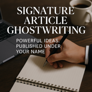 Signature Article Ghostwriting